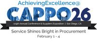 California Association of Public Procurement Officials Annual Conference Palm Springs 2027